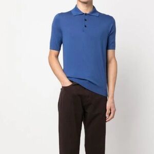 Malo 100% Cotton Blue Polo